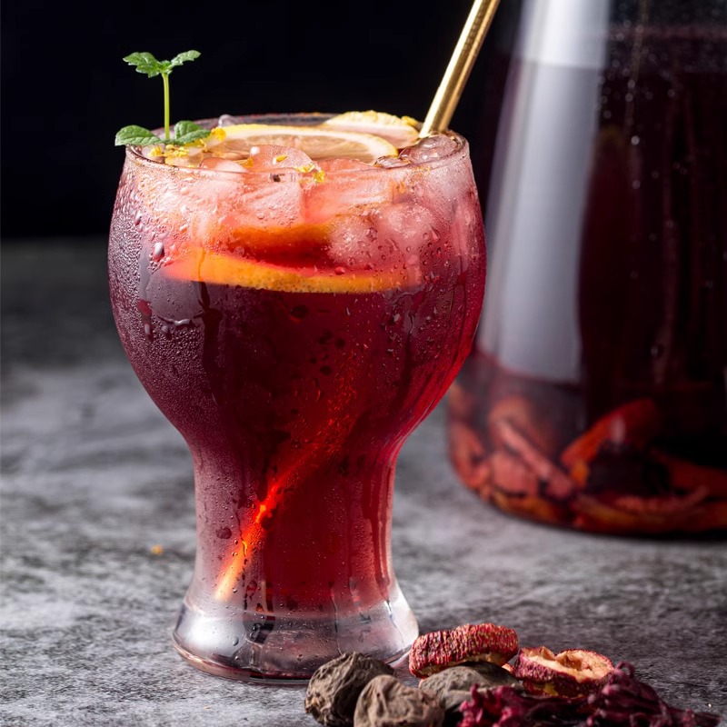 Authentic Haidilao with concentrated sour plum cream 1KG sour plum soup thick pulp black plum juice beverage commercial sour plum juice