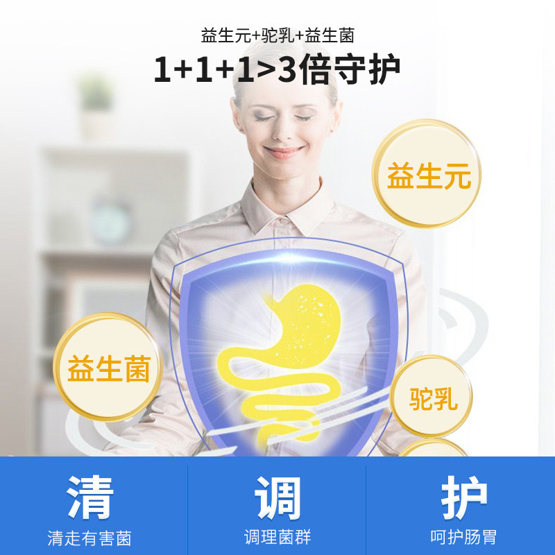 Ren. and Prebiotic Camel Milk Probiotic Freeze-Dried Powder Solid Beverage Powder Adult Nutrition Free Shipping Ready for Delivery