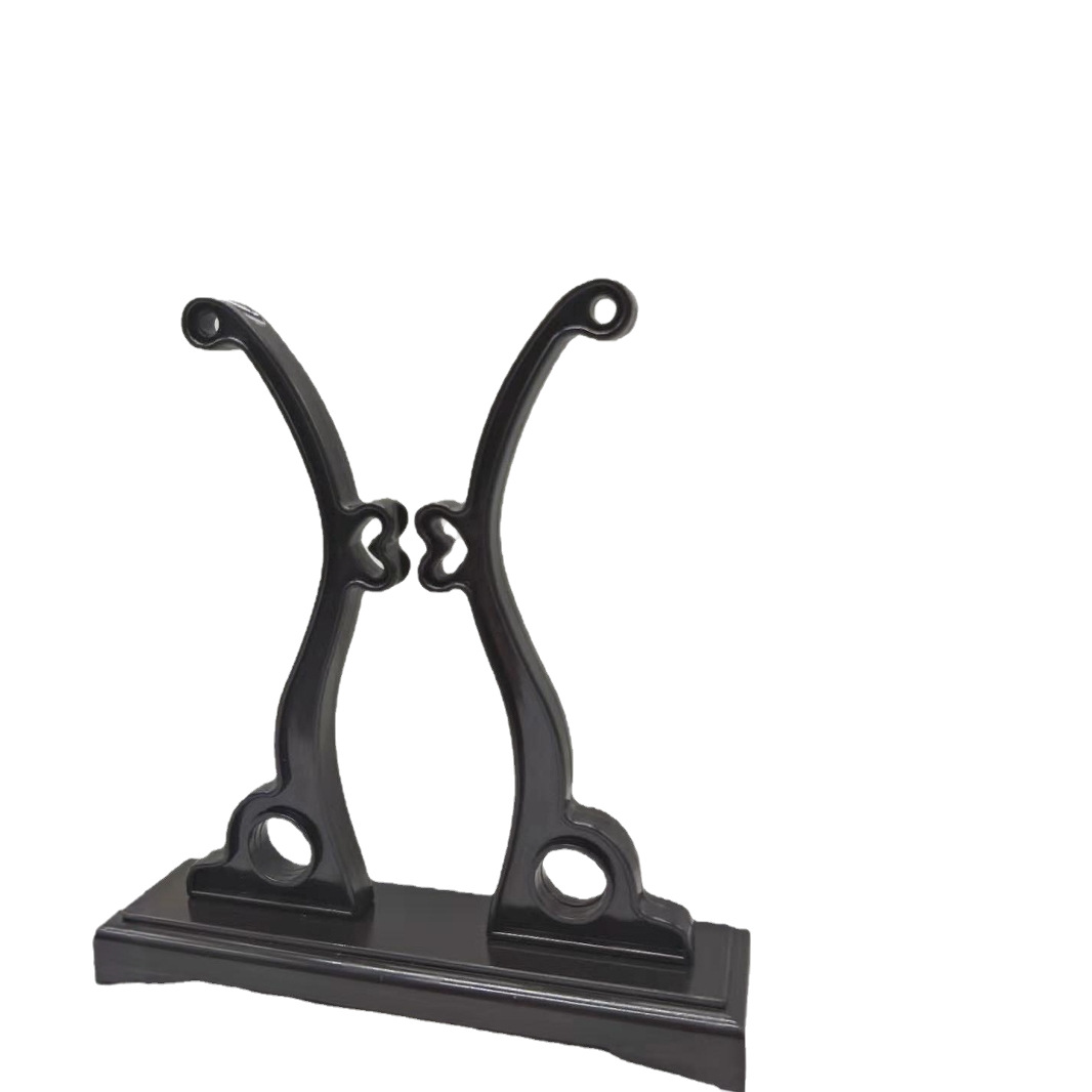 Plastic Fan Stand Base Chinese Style Round Fan Holder Palace Fan Support Base Retro Fan Display Display Stand Wholesale