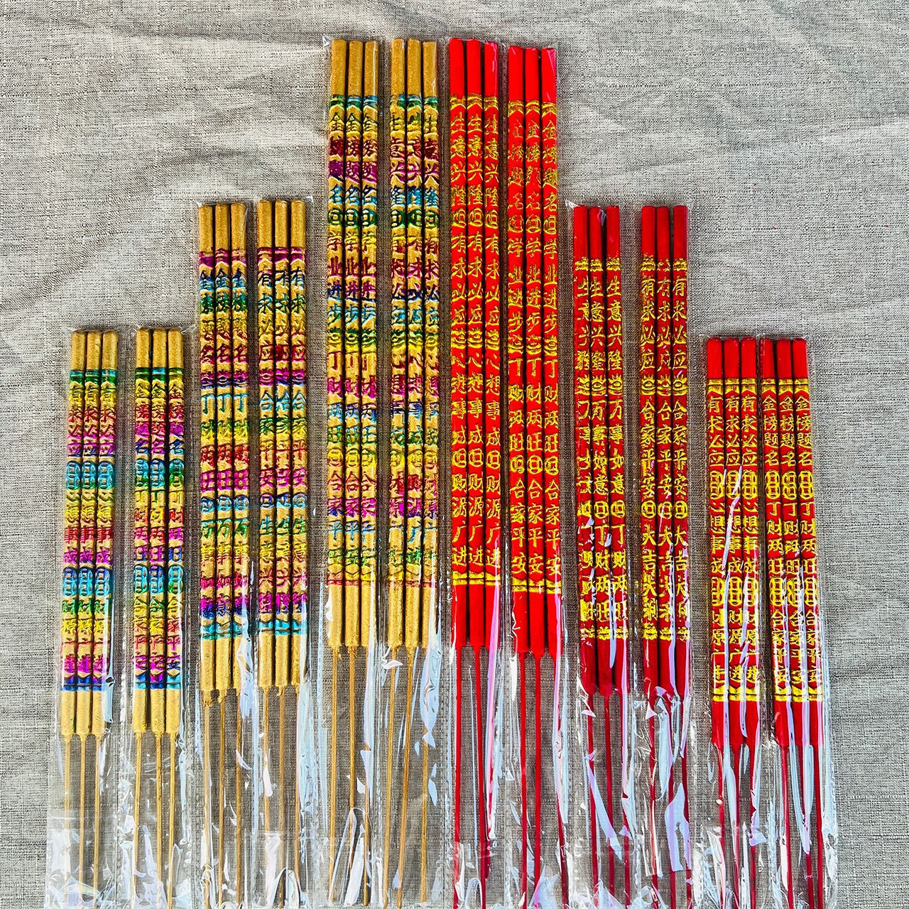 Buddhist Incense Manufacturer Wholesale Temple Incense Offerings 40/50cm 60cm 3-Piece Set Embossed Incense Sticks High Incense Embossed Dragon Incense