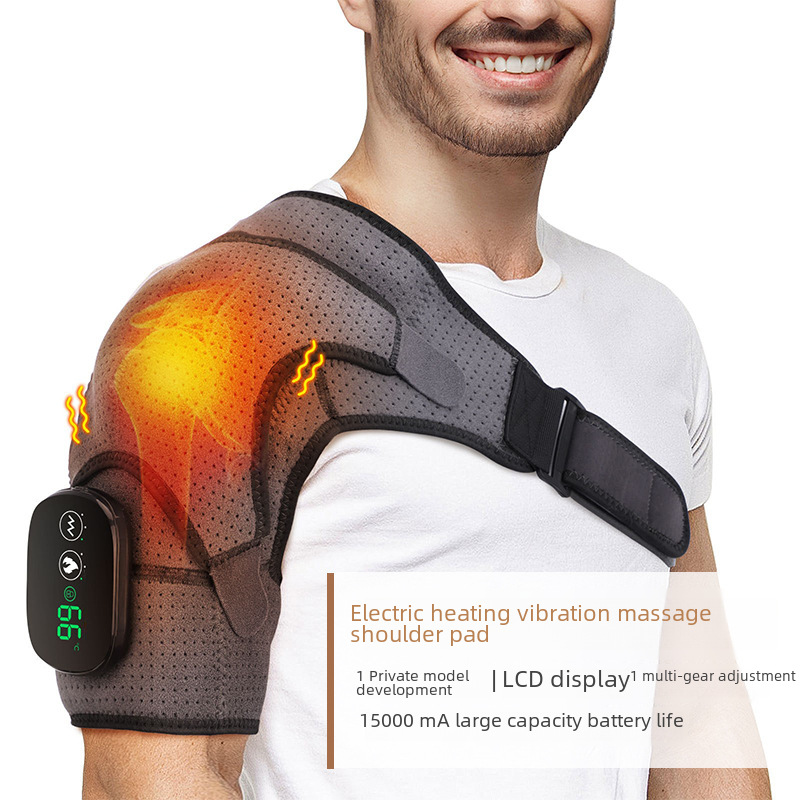 Cross-border Electric Heating Massage Shoulder Pad to Relieve Periarthritis of Shoulder Touch Screen Shoulder Hot Compress Physiotherapy Massage Apparatus Protector