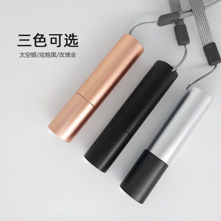 Mini Strong Light Flashlight USB Rechargeable Aluminum Alloy Flashlight Ultra-Bright Led Lamp Bead Focusing Long-Range Convenient Flashlight