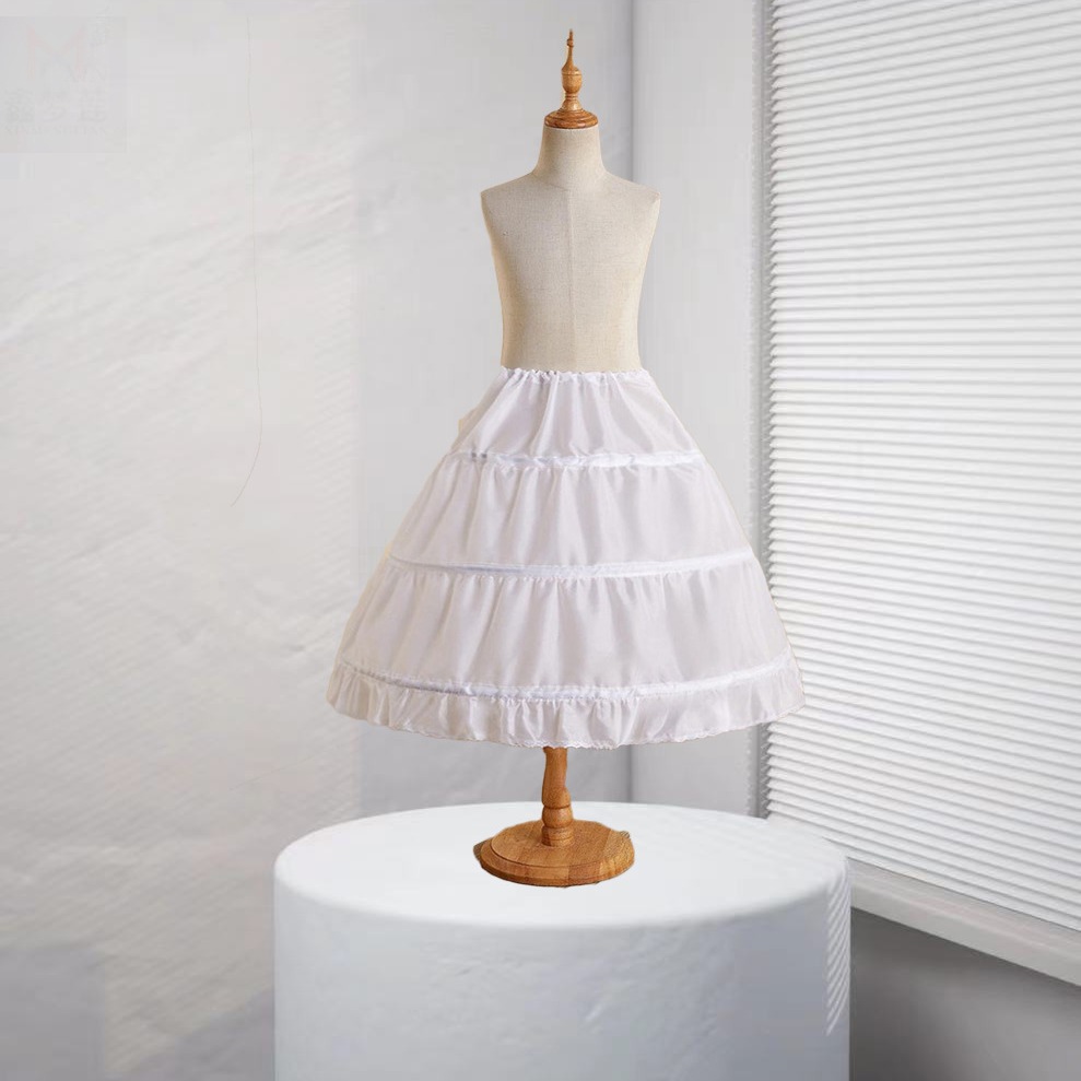 Children's Pirons Lolita Adjustable Fishbone Support Lolita Flower Children's Dress Petticoat Factory Own Quality and Excellent Price