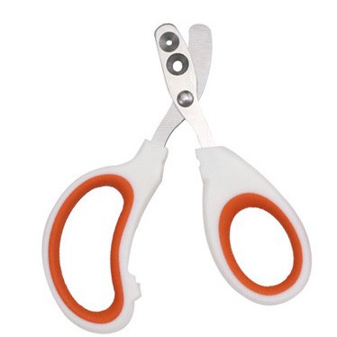 Stainless steel pet cat nail scissors double hole round hole small blind scissors dog cat dual-purpose nail scissors pet beauty cleaning