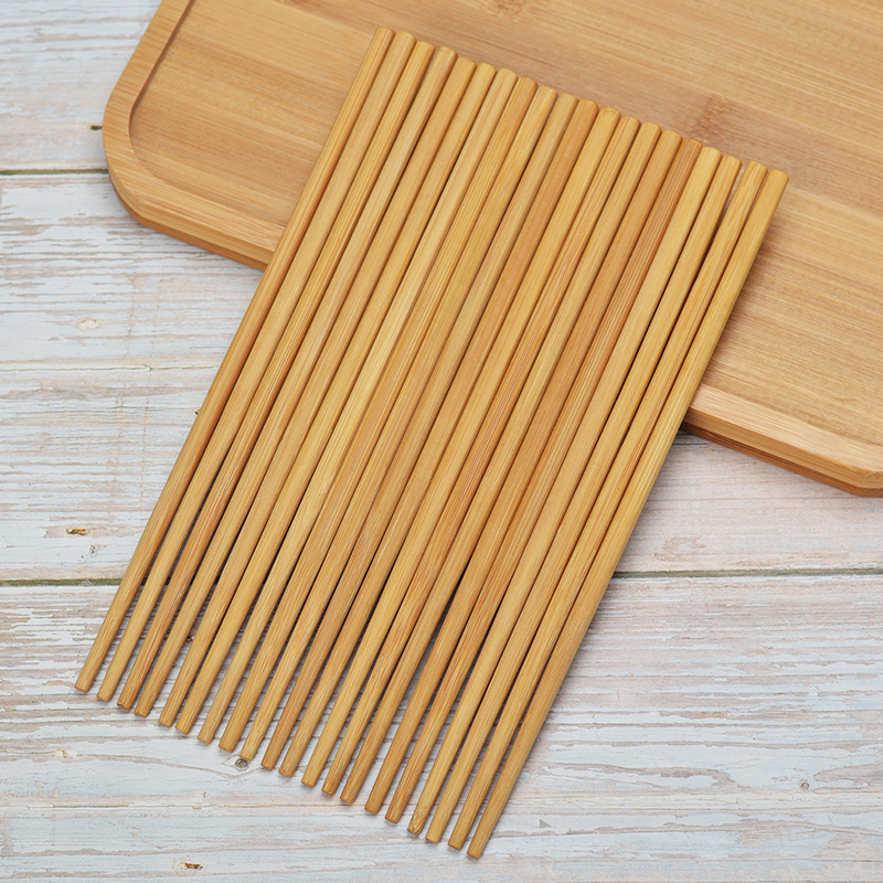 Extra-Long Disposable Chopsticks 27cm for Hot Pot Restaurants, Commercial Wholesale, Individually Packaged, Thickened Bamboo Hot Pot Chopsticks