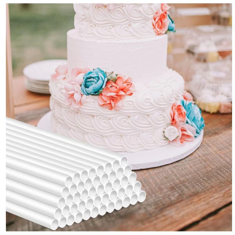 Cross-border Amazon hot white plastic suspended cake piling support layered cake structure Rod stacking pin