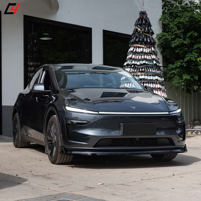 Suitable for new Tesla ModelY modified front lip front shovel small surround refurbished new ModelY front shovel front lip