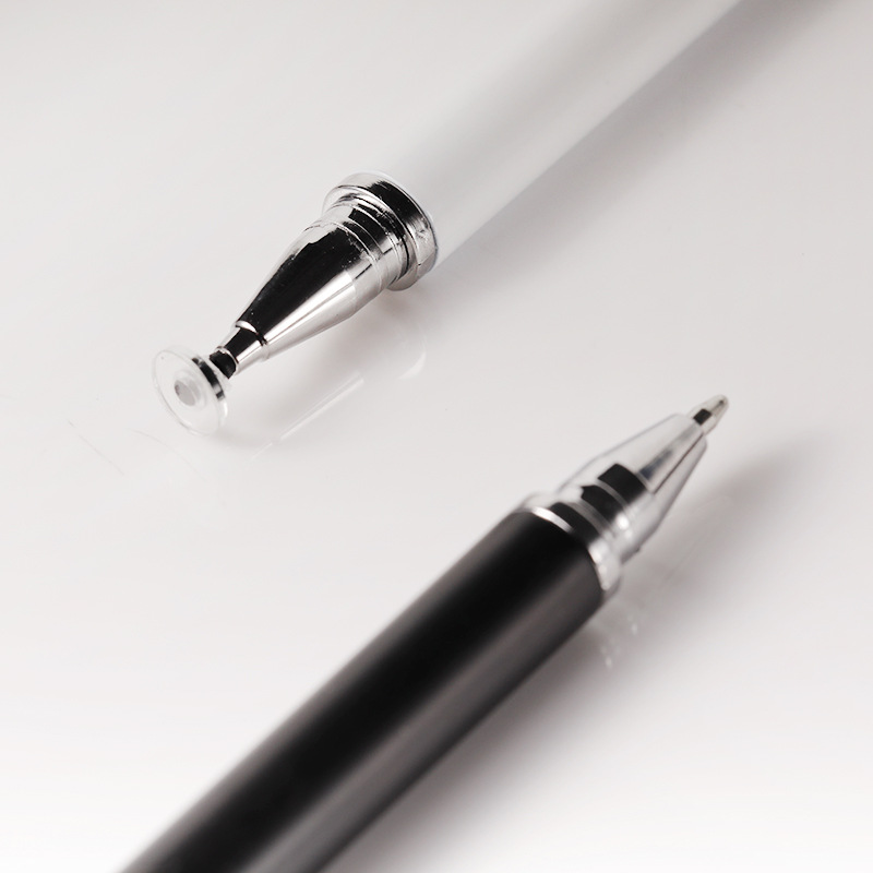Capacitance pen three-in-one ipad touch screen pen mobile phone tablet for Apple Huawei silicone head anti-touch stylus