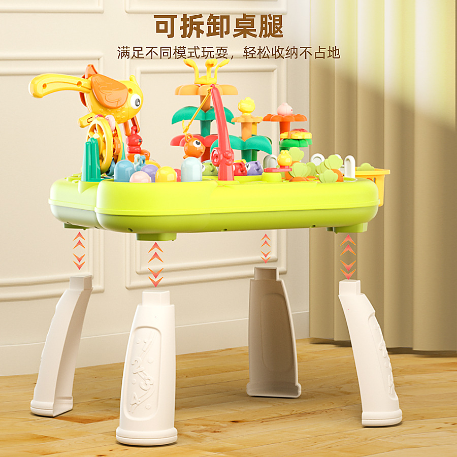 New multi-functional game table farm paradise ABS material early education Enlightenment parent-child interaction baby educational toys