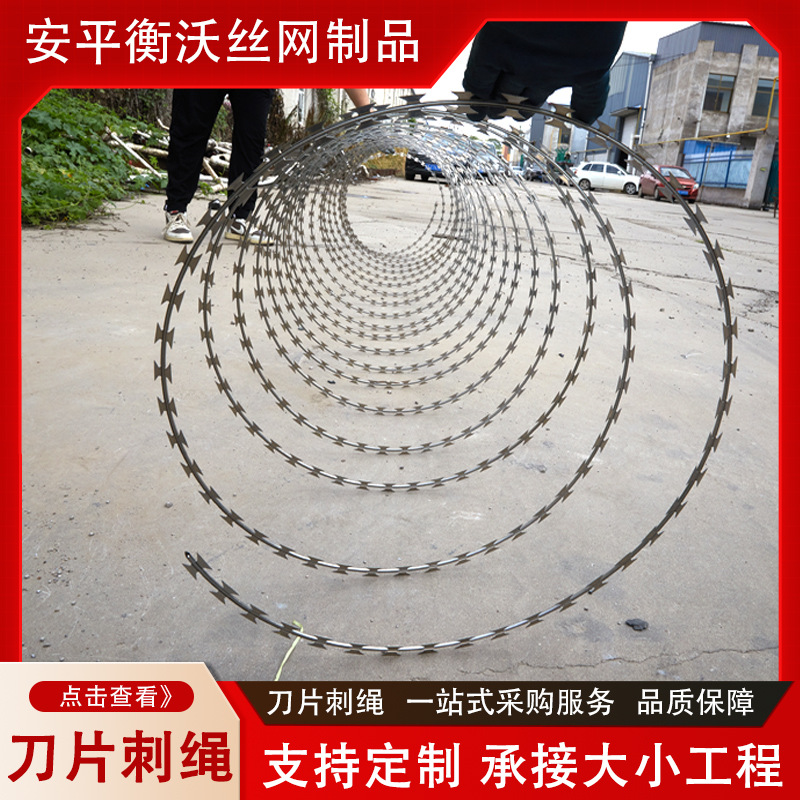 Customized Factory School Army High-Speed Rail Prison Anti-Climbing Barbed Wire Barbed Wire Barbed Wire Roll Cage Blade Barbed Wire
