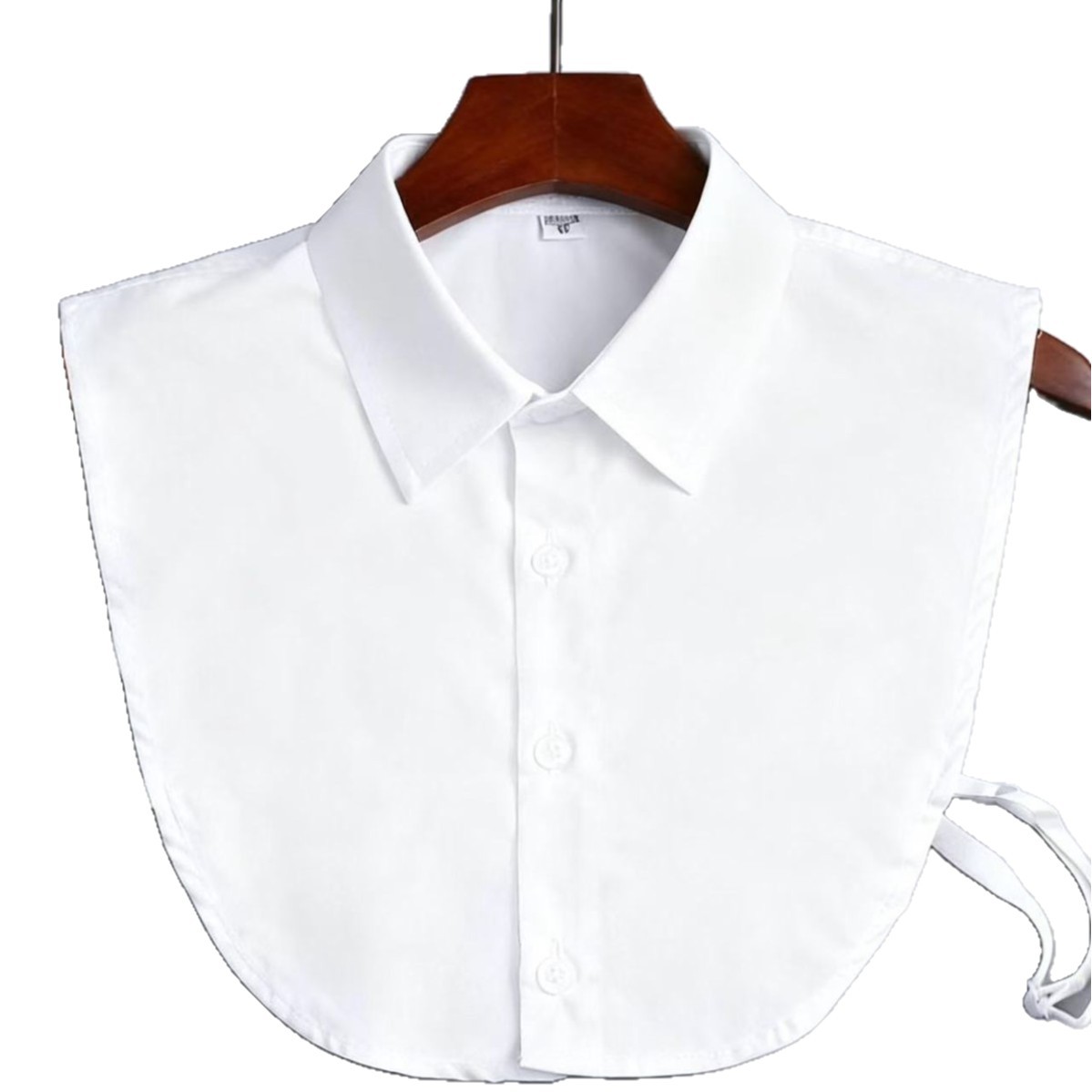 Fashionable Fake Collar Trendy Women's Decorative Versatile Shirt Collar Polyester Cotton Breathable Stand Collar Pointed Collar Multifunctional Clothing Collar Accessory