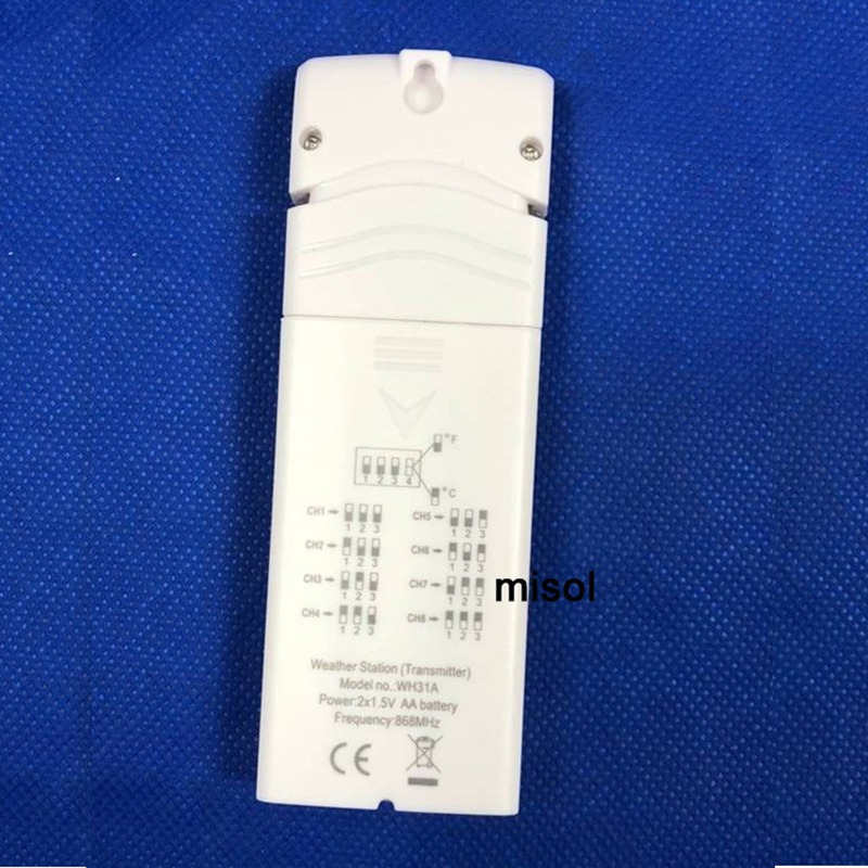 Misol Accessories: Temperature and Humidity Sensor Wn31A Wireless 868Mhz