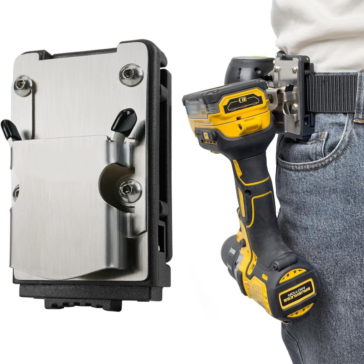 Magnetic tool holder hook tape holder Tool Holsters