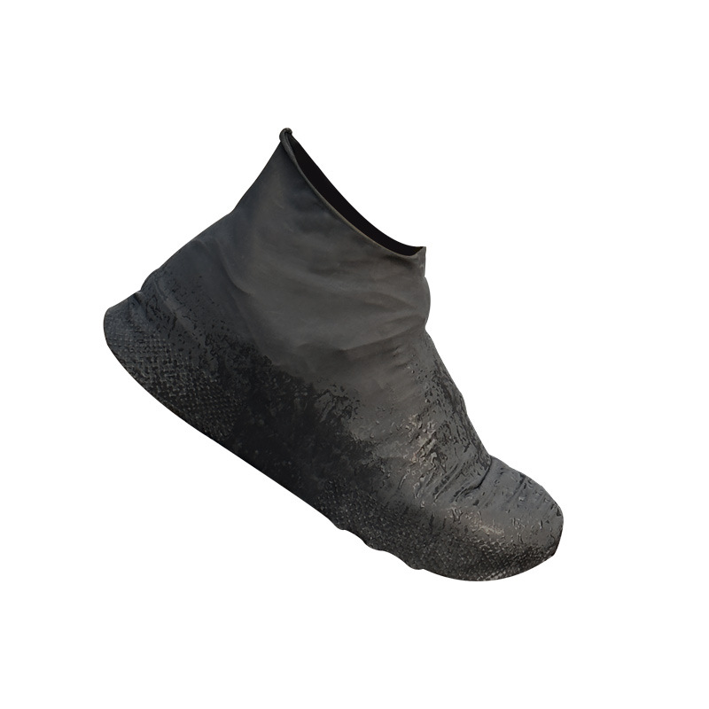 Rain Shoe Covers Latex Rainy Day Waterproof Non-Slip Thickeneded Wear-Resistant Rainproof Foot Covers Silicone Water Shoe Covers Rainy Outdoor Shoe Covers