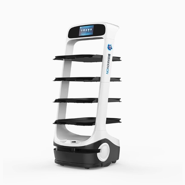 Restaurant, Hotel, Hotel Robot, Intelligent Food Delivery, Dish Delivery, Dish Serving, Multi-Functional Fully Automatic Delivery Truck