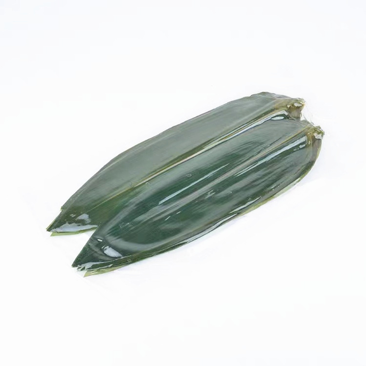 Vacuum Fresh Bamboo Leaves Japanese Cuisine Plate Sushi Mat Japanese Style Small Zongye Rotisserie Plate Decorative Green Bamboo Leaves
