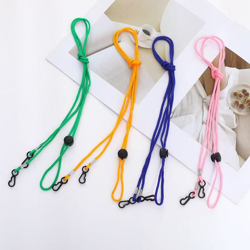 Взрослые однотонные лыжные перчатки с регулируемым ремешком от потери, удобный ремень для шеи для детей