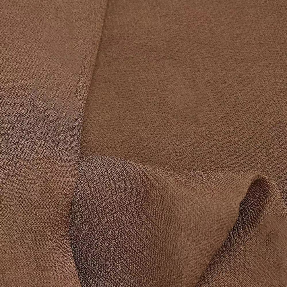 J3 Rayon Crepe De Chine Summer Women's Fashion Clothing Fabric, Exquisite, Elegant, Light, Smooth, Breathable, Matte and Supple