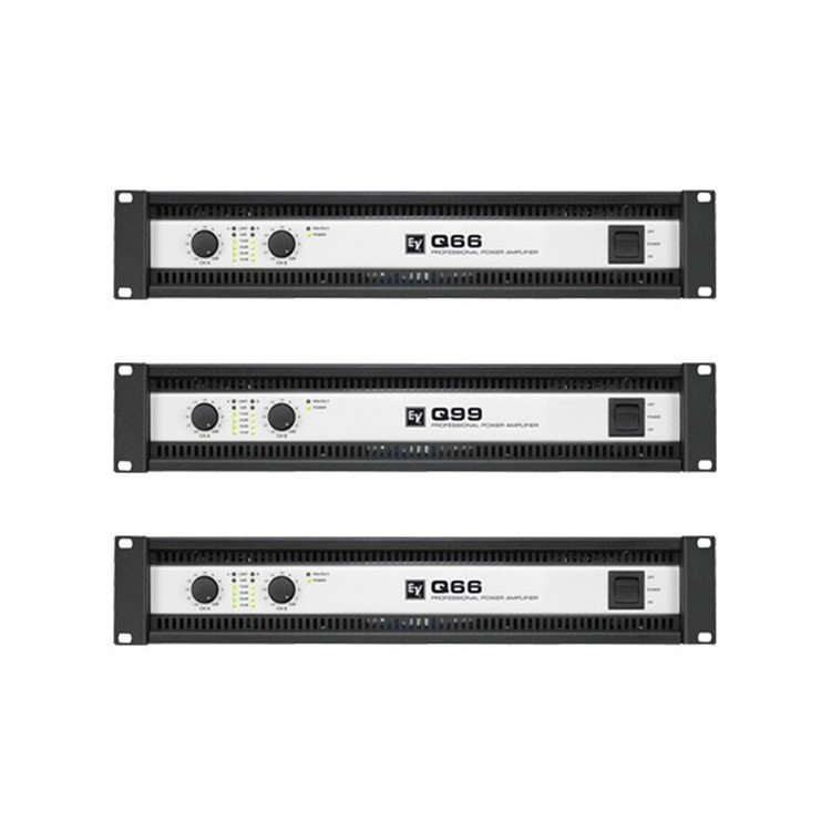 Negotiable Ev Q1212 Power Amplifier 2*450W High-Fidelity High-Power Professional Equipment.