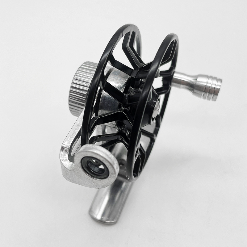 Factory wholesale aluminum alloy front wheel flying fishing wheel fishing wheel raft fishing wheel bridge fishing wheel spinning wheel