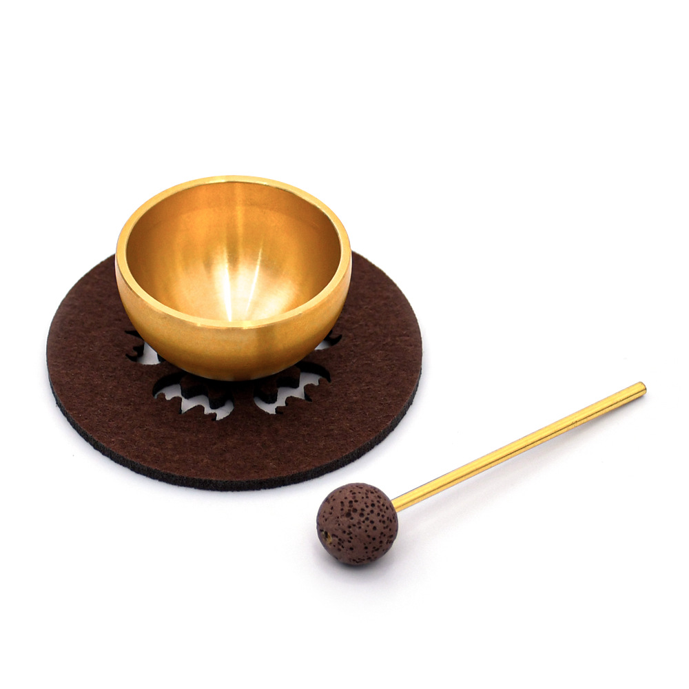 Mini Singing Bowl Handmade Cross-Border Wholesale Diffuser Ornaments Sound Therapy Meditation Decompression Essential Oil Aromatherapy Decompression Gift Giving
