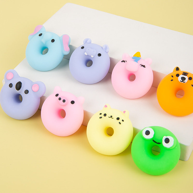Tpr Soft Slow Rebound Dumpling Cartoon Donut Stress Relief Squishy Toy Wholesale from Manufacturer