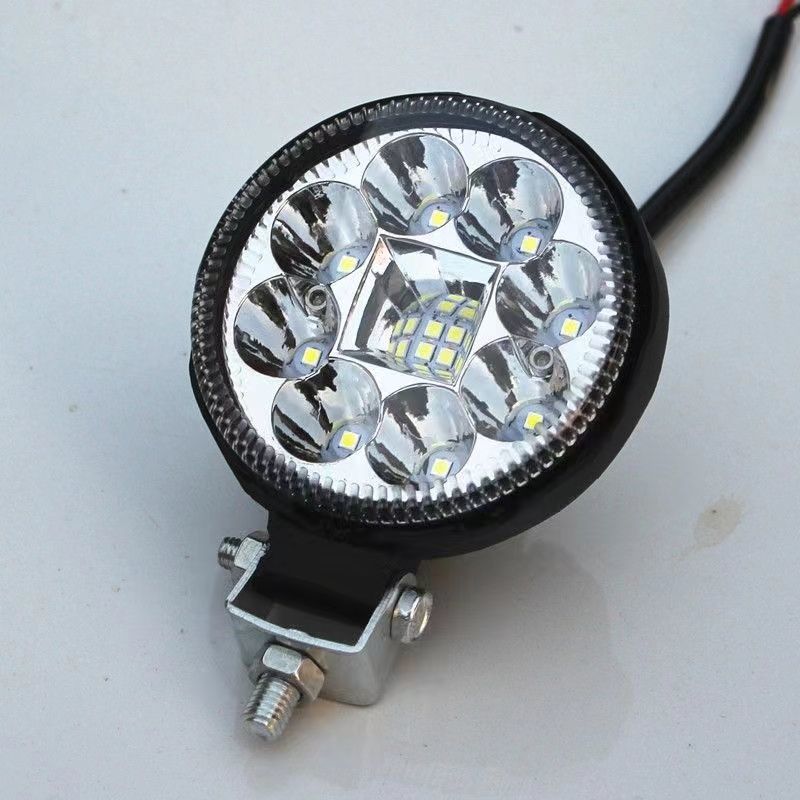 Electric car light led strong light super bright motorcycle spotlight tricycle front turn signal 12v80v universal self-loading light
