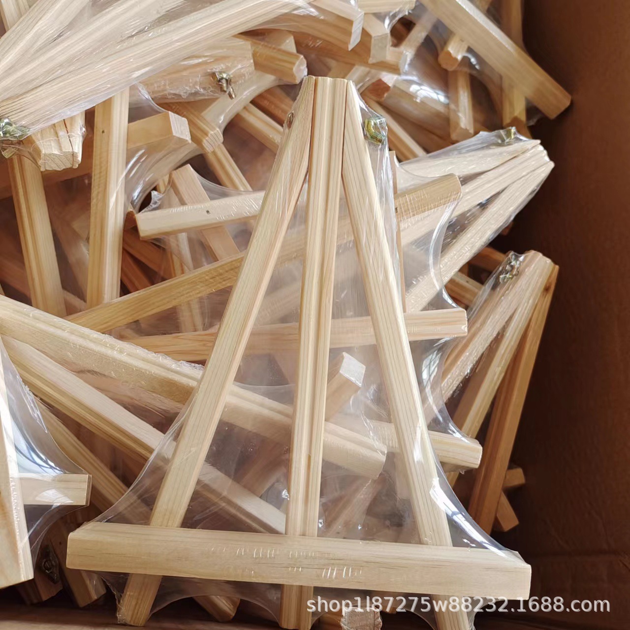 18*24 easel thread foldable easel wooden triangle bracket desktop painting display stand factory direct sale