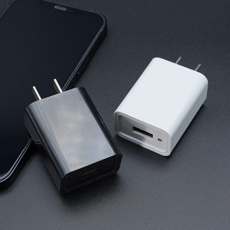 5v1a mobile phone charger with light usb charging headband indicator lithium battery power adapter