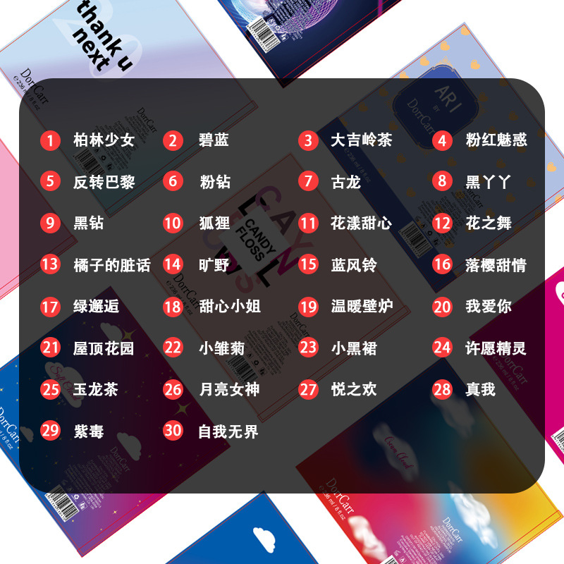 MEYZEA/Hua zhi brand 30ml perfume series market night market stalls live selling with manufacturers wholesale