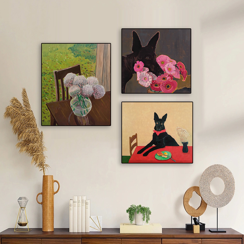 ✅ 【Special Offer】Jesse Dayan Vintage Style Reproduction Print Landscape Decorative Wall Art