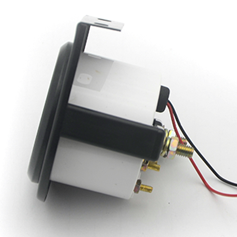 Cross-border hot sale 2-inch 52MM 12v black surface voltmeter car instrument modification instrument