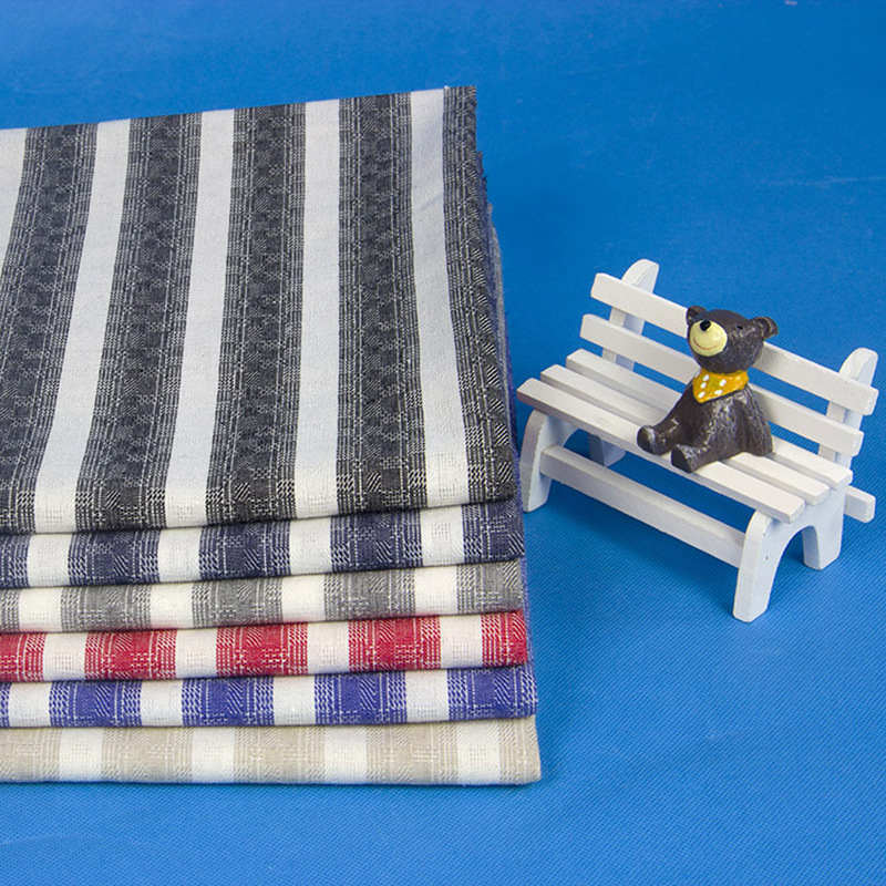 Factory Spot Wholesale Polyester-Cotton-Linen Blended Fabric Plain Stripesd Fabric Clothing Fabric Shoes and Hats Tablecloth 064