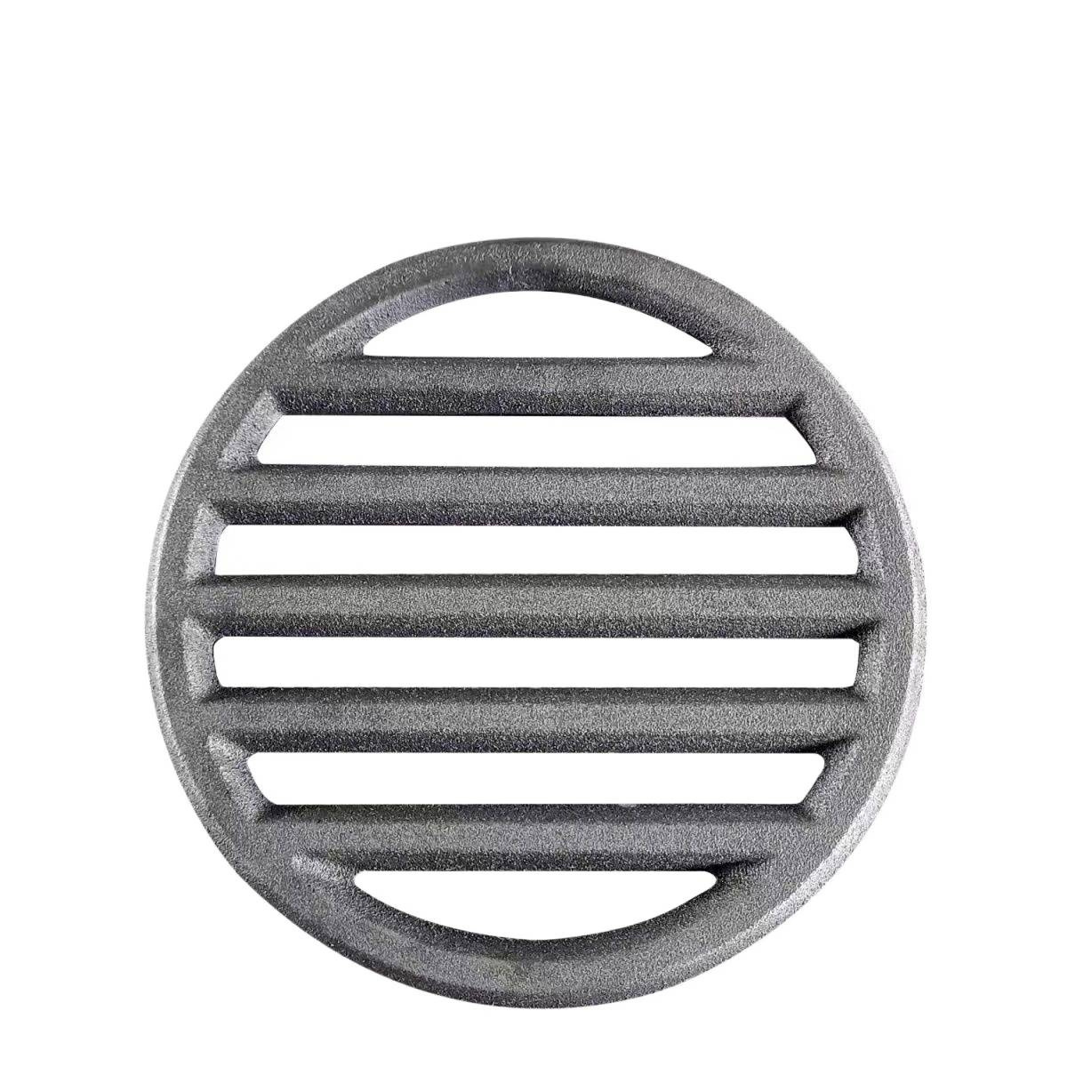 Cast Iron Stove Grate Stove Plug High-Temperature Resistant Round Stove Grate Thickened Stove Grate