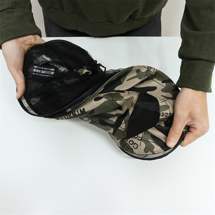 Outdoor riding cap anti-bee cap anti-mosquito outdoor net cap wholesale fishing cap sunshade color beekeeping cap shawl