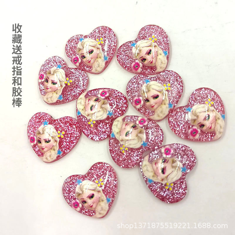 Детские аксессуары Золотые пески, золотой порошок, кольцо, клипса для ушей, браслет, резинка, заколка, материал для DIY, полуфабрикаты