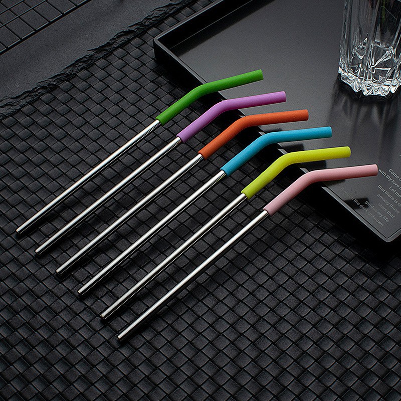 Amazon Car Cup Straw Silicone Nozzle 8Mm10Mm Straw Cap Protective Cover Anti-Scratch Tongue Anti-Scalding Nozzle Set