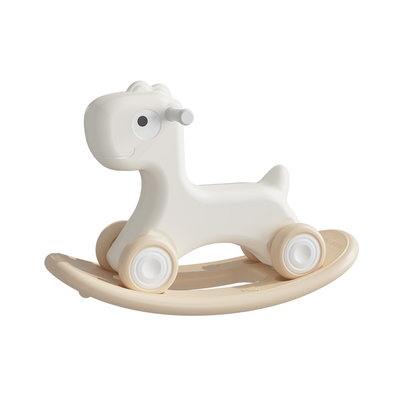 Cross-border simple Nordic Children's rocking horse car two-in-one baby Trojan baby year-old gift toy