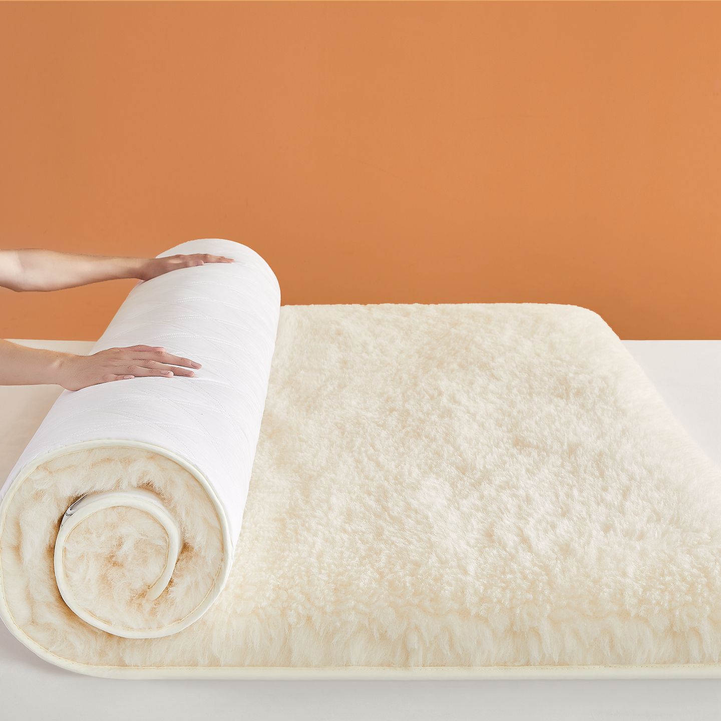 Winter Australian Short Wool Mattress Pad Pure Wool Thickeneded Warm Autumn and Winter Soft Cushion Quilt Double Mattress Mattress