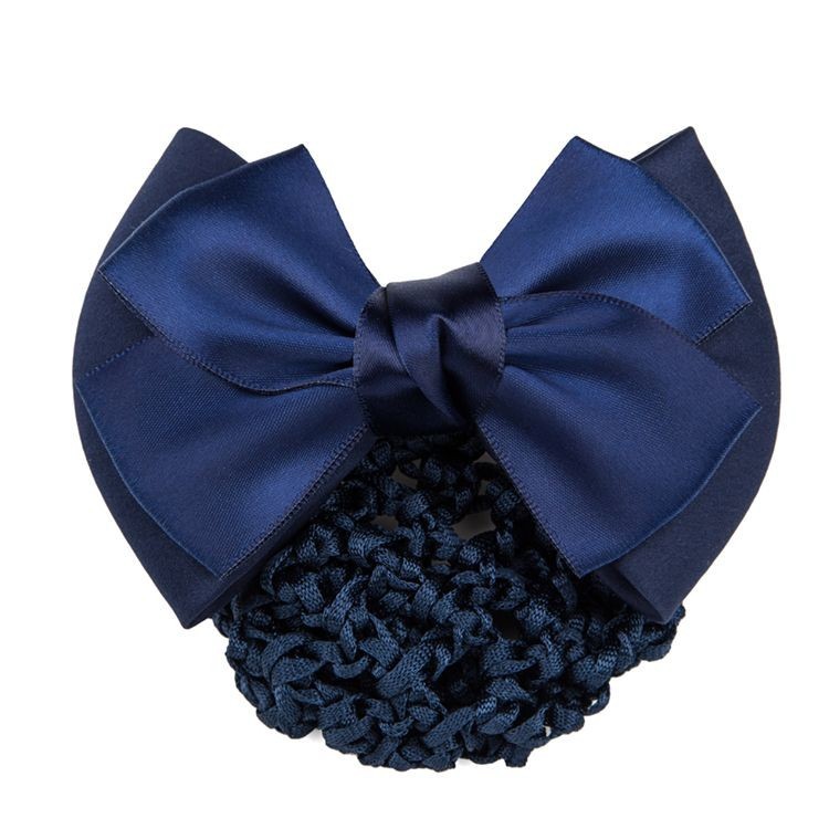 2025 New Head Flower Girl Professional Nurse Hair Net Net Pocket Female Flight Attendant High-End Headwear Bank Hair Accessories Wholesale