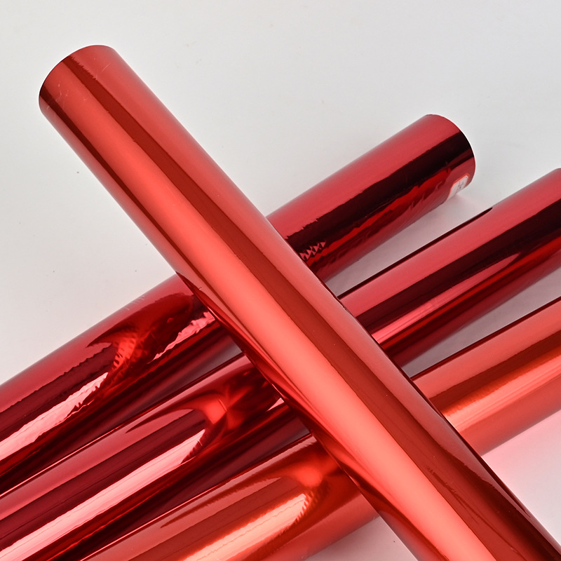 Cross-Border Supply Hot Stamping Paper Full Roll DIY Red Handmade Hot Stamping Paper Hot Stamping Foil Transfer Film