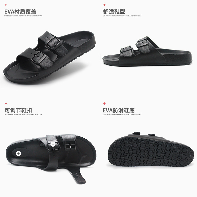 Summer New Cross-Border Sandals Men's Extra Large Size Men's Sandals Open Toe Buckle Slippers Foot Arch Dropshipping