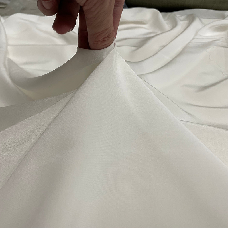 Giddy Huadu Wholesale 18 Mm High-grade Silk Lining Cloth 04 Crepe de Chine Fabric Spot Supply