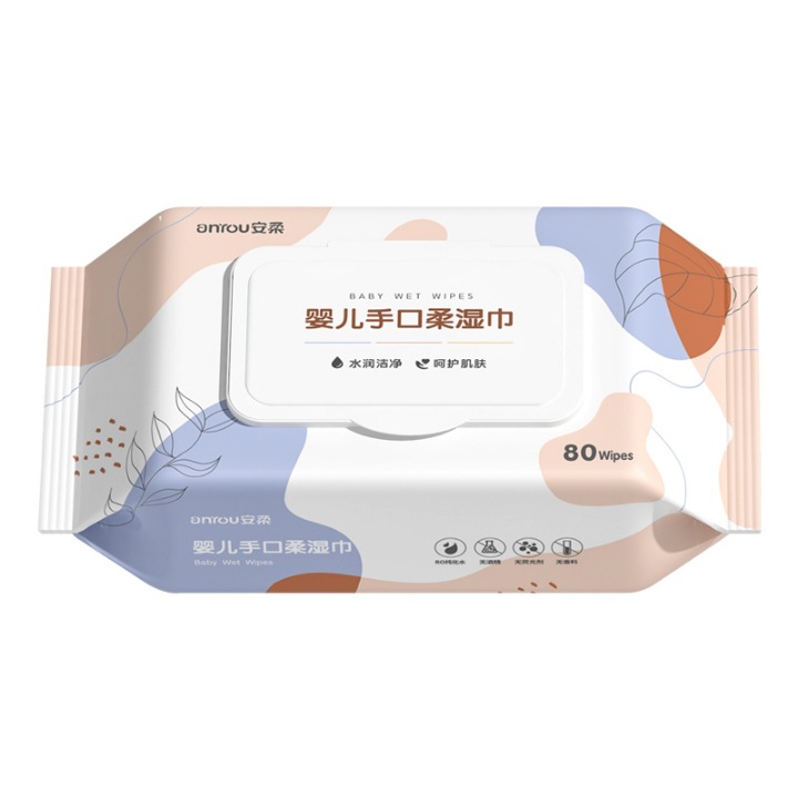 Special Offer Anrou Large Bag of Baby Wipes for Newborn Hands and Mouth, Special Fart Baby and Toddler Wet Wipes Family Pack Batch