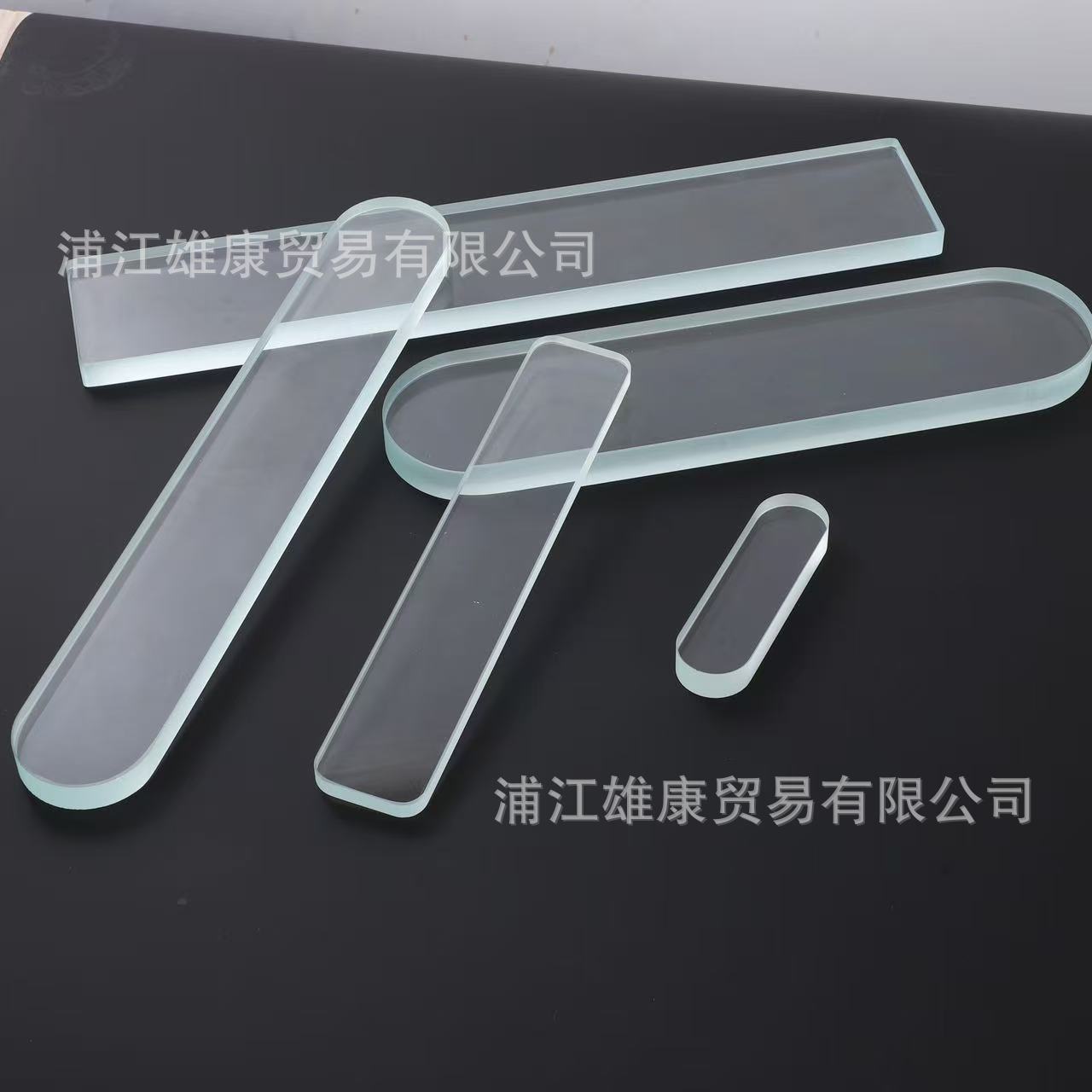 Tempered Glass Borosilicate Glass High Borosilicate Long Oval Glass Plate Boiler Water Level Gauge Glass Plate Various Sizes