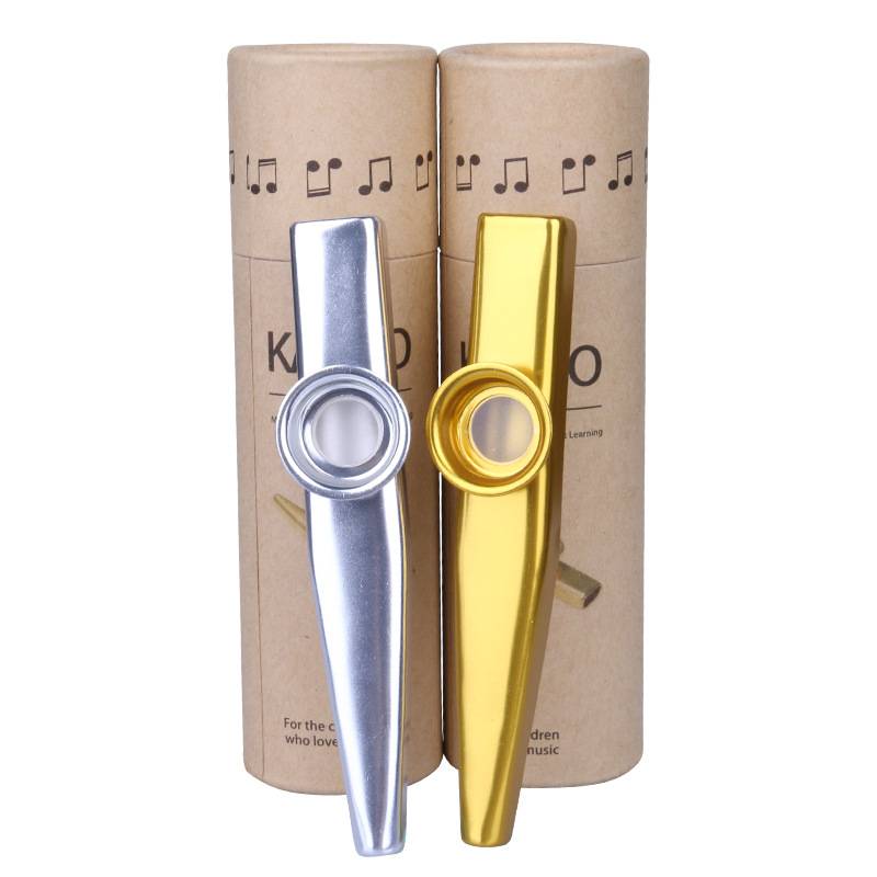 Metal Kazoo Professional Wooden Performance Grade Solid Wood Kazoo Trumpet Large Saxophone Kazoo Small Instrument