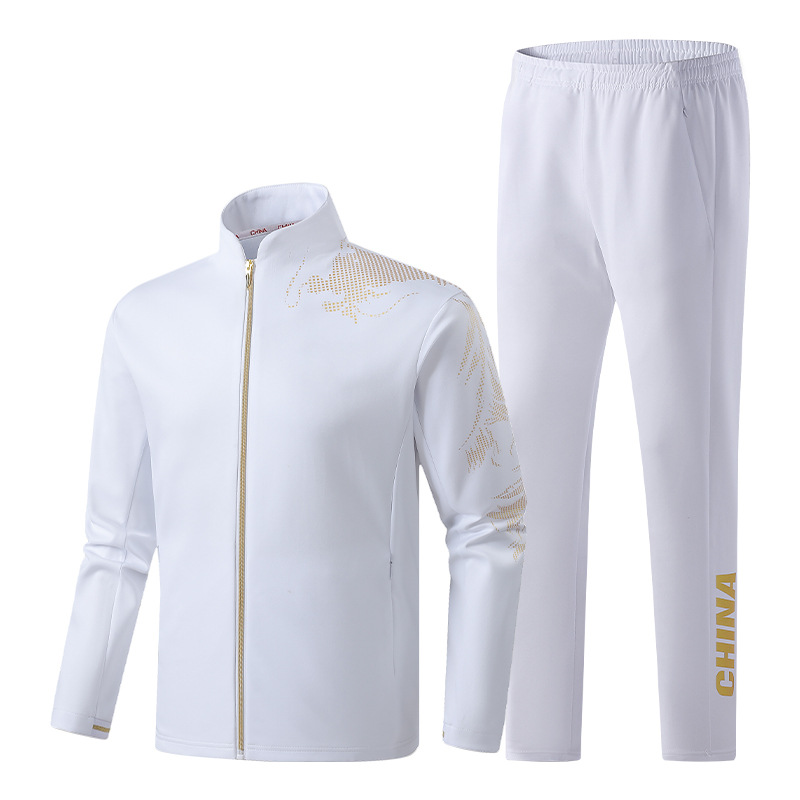 99808 Sportswear Family Wear Large Spot Outdoor Collective Men's and Women's Long-Sleeved Pants Suit