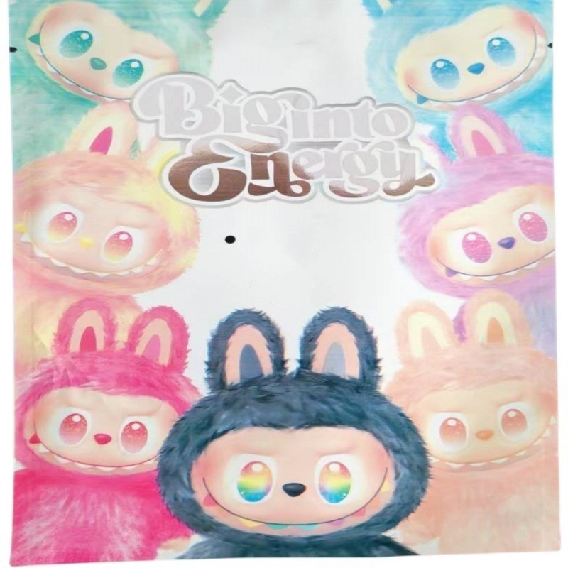 Labubu Doll Blind Bag Ziplock Bag Labubu Christmas Toy Packaging Blind Box Empty Bag Carton Heat Seal Bag