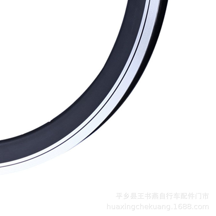 700C road travel bicycle aluminum alloy rim 36-hole disc brake v brake rivet double-layer rim,