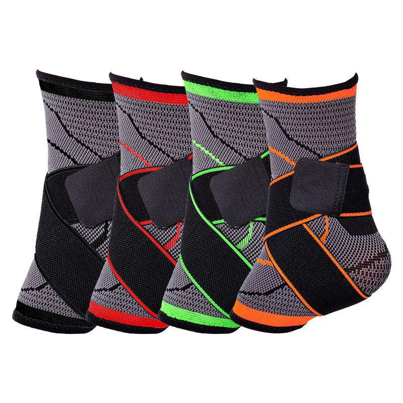 Men's Knitted Ankle Protection Band Pressure Bandage Ankle Cover Warm-keeping Artifact Ankle Protection Wrist Basketball Sports Ankle Protection
